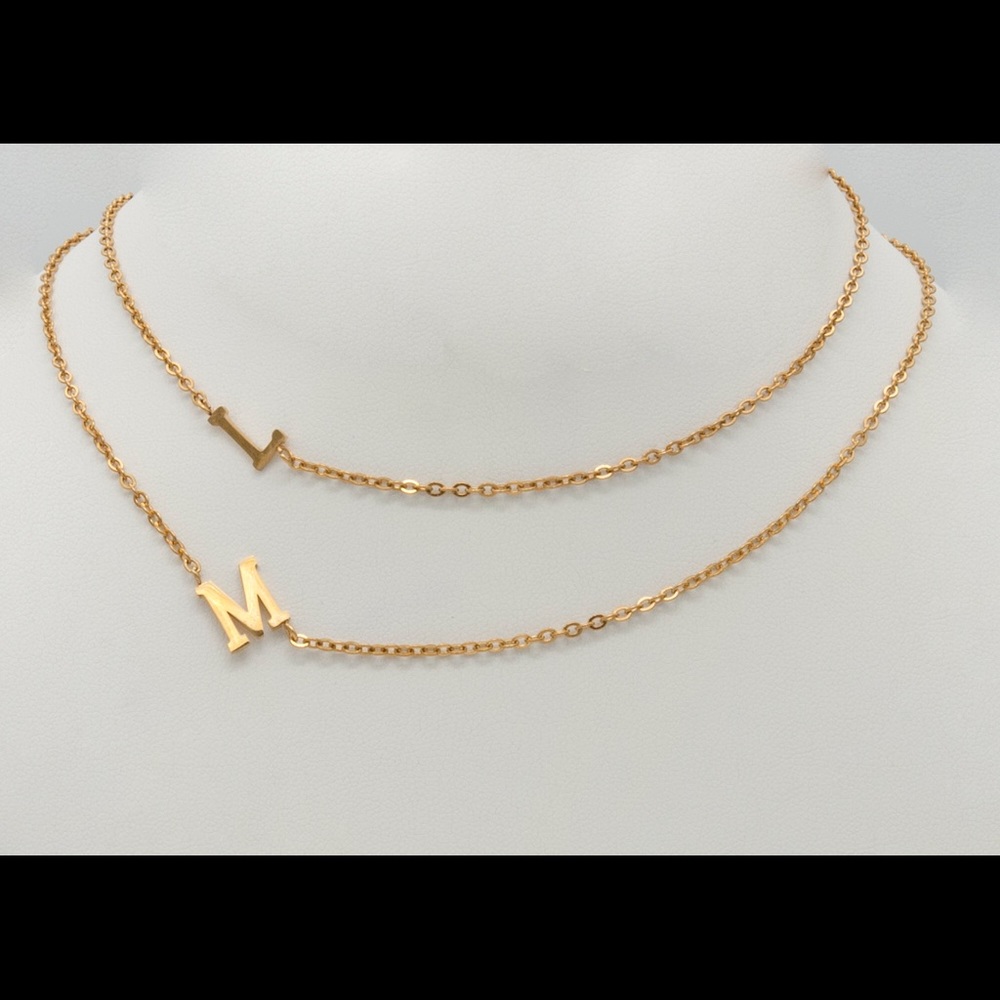 14K gold initial/name/letter necklace MADE NEW